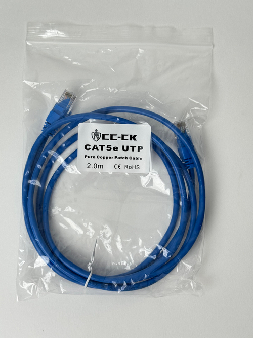 Коммутационный кабель категории Cat5, U/UTP, 2m OFC ( Упак. 10 шт.)