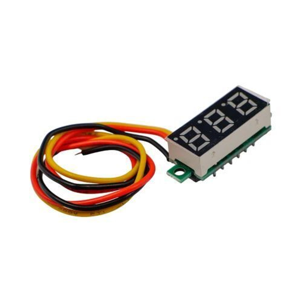 Цифровой вольтметр DC 0-100V (Синий)