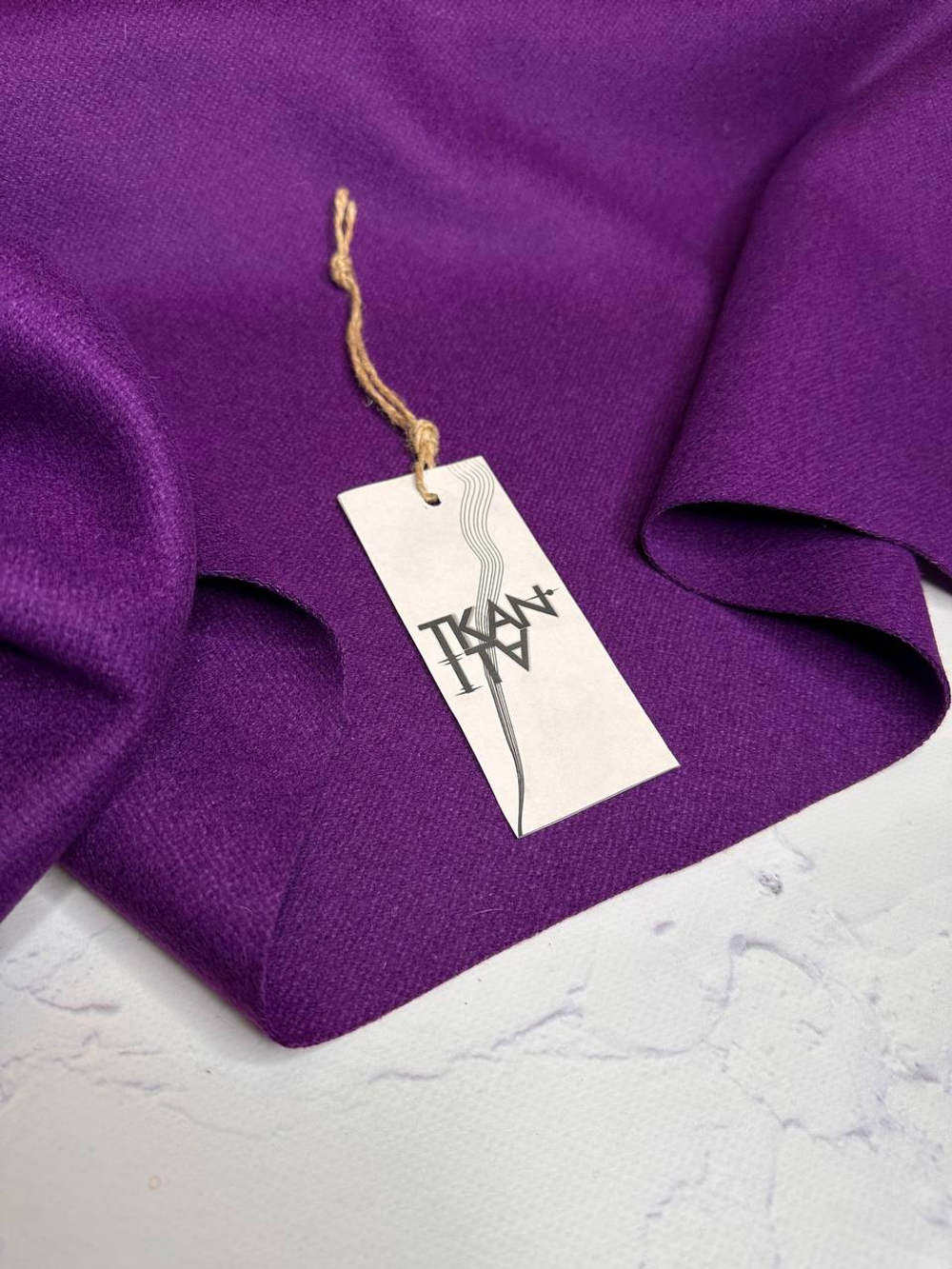 Пальтовая двойная (дабл) шерсть с разделением слоев (Gucci, 100%шерсть, Итальянская фиалка, 135, 890 гр/м2)