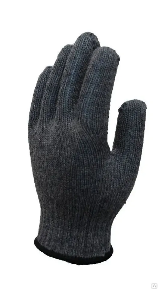 Перчатки п/ш двойной вязки (серые)