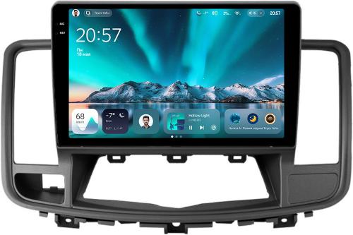 Магнитола для Nissan Teana J32 2008-2013 (ШГУ монохром) - Teyes CC4 монитор 10.36" 2K QLED на Android 14, Быстрейшая, Snapdragon 680, DSP, CarPlay, 4G SIM-слот