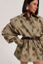 Рубашка в цветок