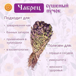 Чабрец пучок.