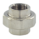 Соединитель латунь никель американка Ду 40 (1 1/2") прямой ВР/ВР SantechSystems