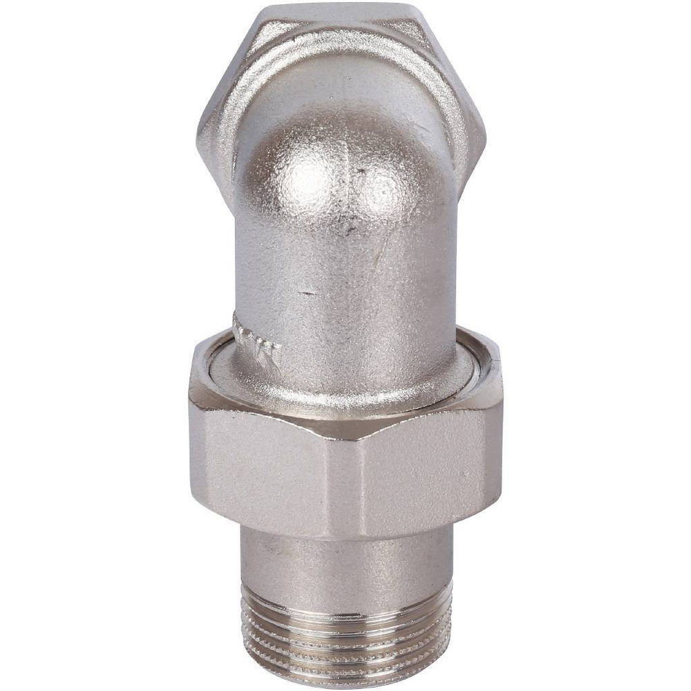 Американка STOUT никелированная угловая 3/4" ВР/НР O-Ring уплотнение