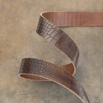 Ременная заготовка Crocco Oliva Brown (3,2+ мм), цв. Коричневый