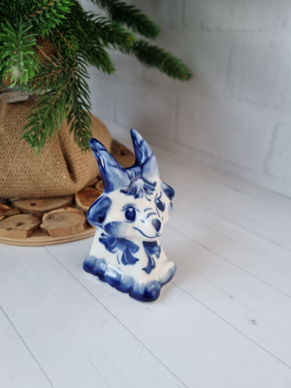 Козлик фигурка гжель
