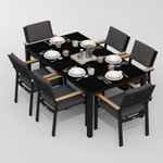 Стол обеденный Ideal Patio КАНА карбон 180x90