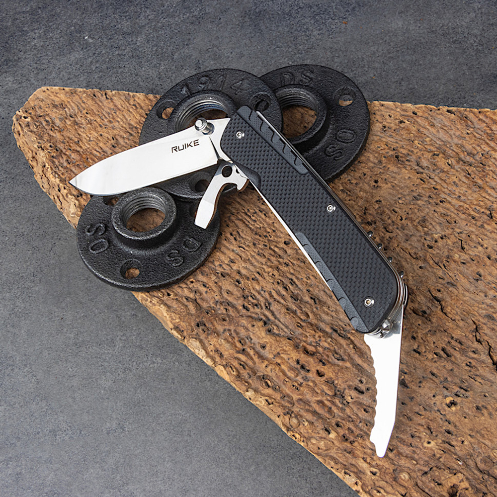 Нож multi-functional Ruike LD21-B (12 инстр.) 12C27 черный