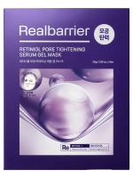 Real Barrier Гидрогелевая маска с ретинолом для сужения пор Retiniol Pore Tightening Serum Gel Mask 30 гр х 5 шт