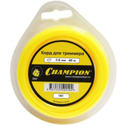 Леска CHAMPION Star 2,0*60 м (звезда)   C5027