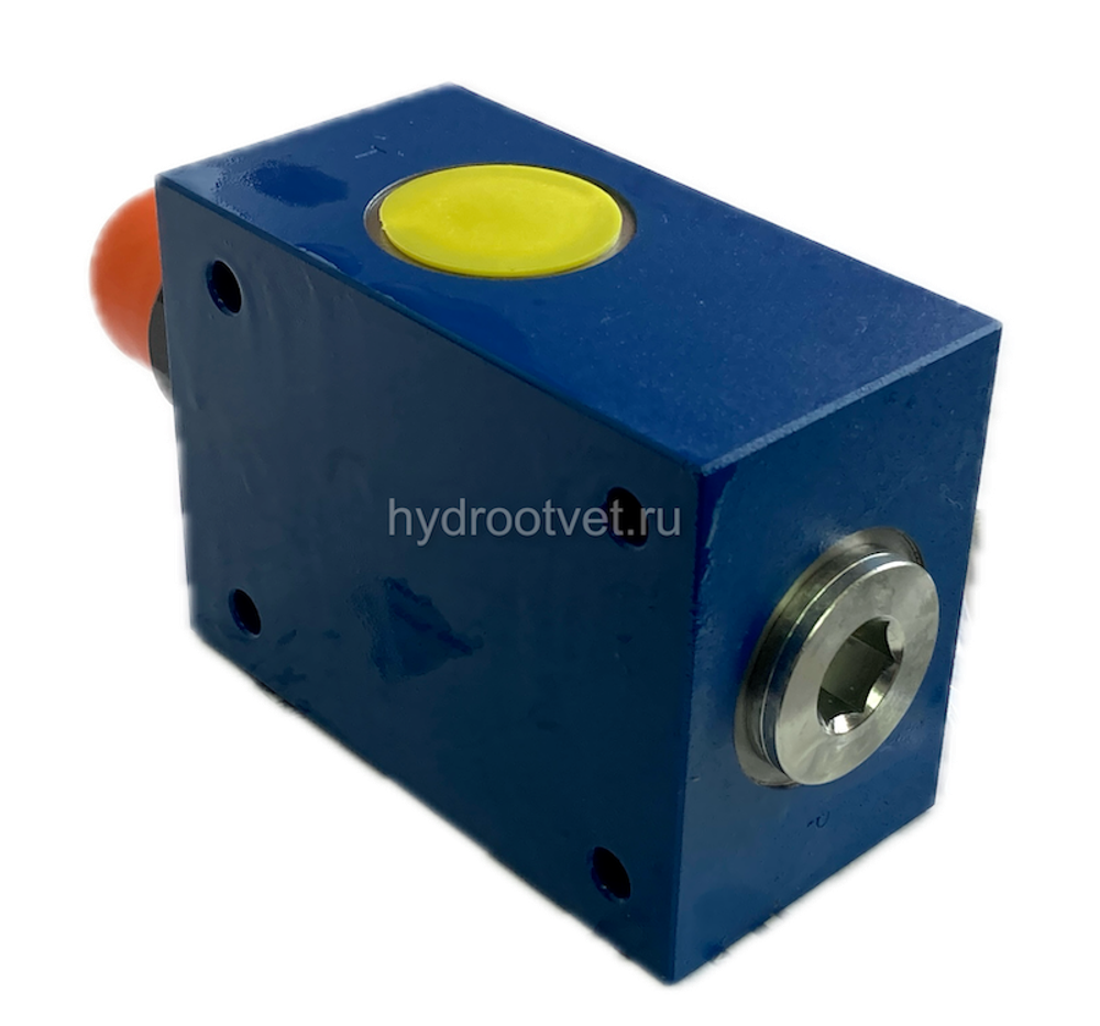 DBDS30G1X/100 - Предохранительный клапан прямого управления Ду30, давление регулировки до 100 бар, тип монтажа - резьбовой, элемент регулировки S = винт