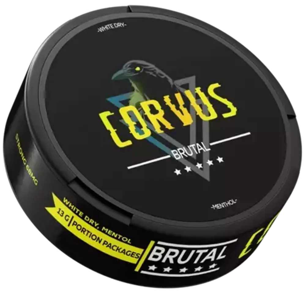 CORVUS BRUTAL MENTHOL (68 МГ) - МЕНТОЛ | 2023 ГОД |