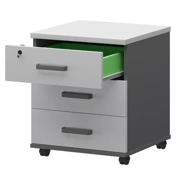 Тумба подкатная СМТ-3П Тип2  434x450x620 Смарт