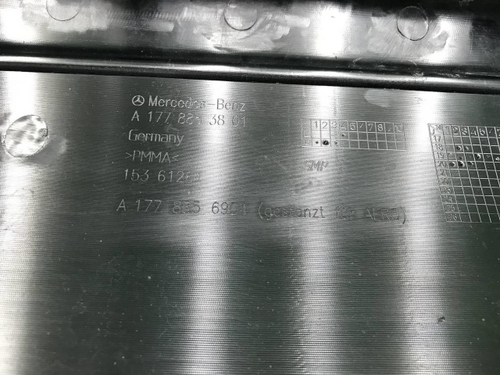 Юбка заднего бампера Mercedes A W177 18-22 AMG 35