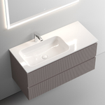 Тумба подвесная под раковину Sancos Snob T левая, Doha Soft 995х445х500