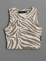 Летний кроп топ трикотажный детский