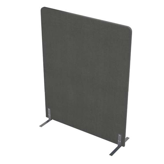 011.МПО.1216 Акустическая мобильная перегородка на стационарных опорах (1200*450*1600)