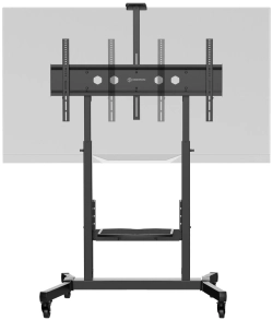 Стойка ONKRON TS1991 для телевизора с кронштейном 50"-100", мобильная, чёрная