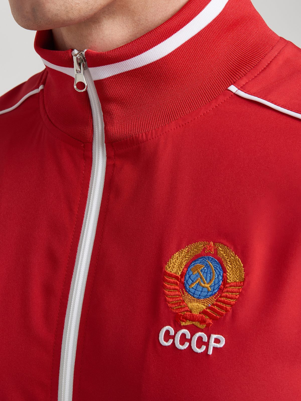 Спортивный костюм с гербом СССР 15M-RT-1744 красный