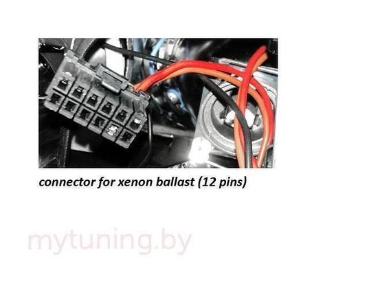 Передние фары angel eyes black D1S для Audi A4 B6