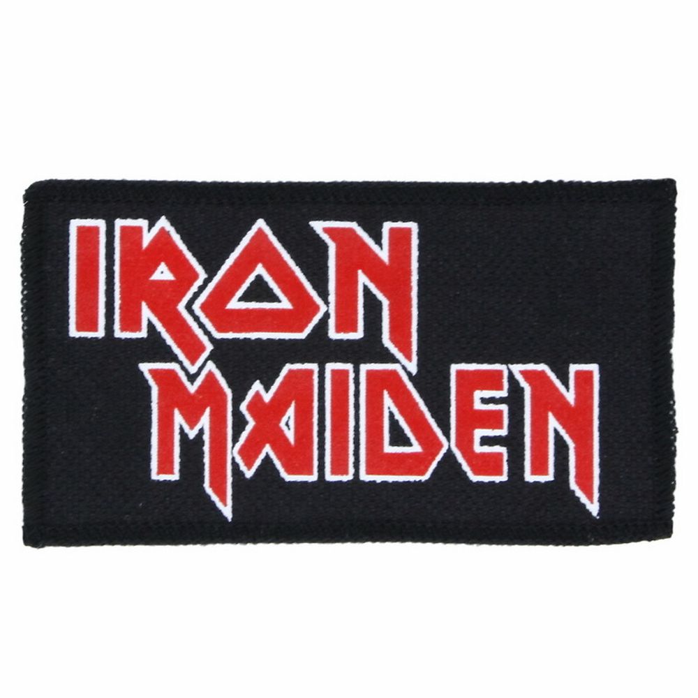 Нашивка Iron Maiden лого (50х95)