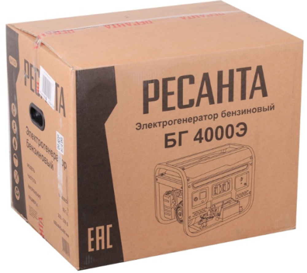 Генератор бензиновый Ресанта БГ 4000 Э