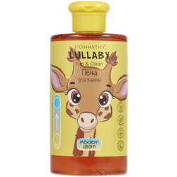 Пена для ванны ЖИРАФ серии “LULLABY” для детей старше 3-х лет, меняющая цвет, ТМ L'COSMETIC