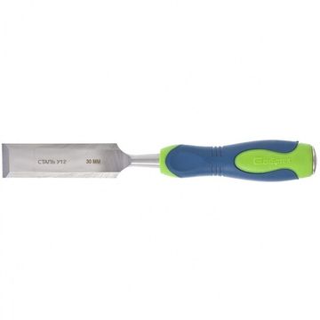 Долото-стамеска, 30мм, двухкомпонентная рукоятка Сибртех 24495