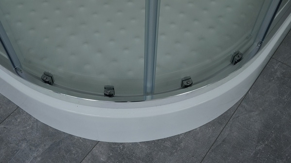Душевой уголок Timo TL 100x100 TL-1101F профиль Хром стекло матовое