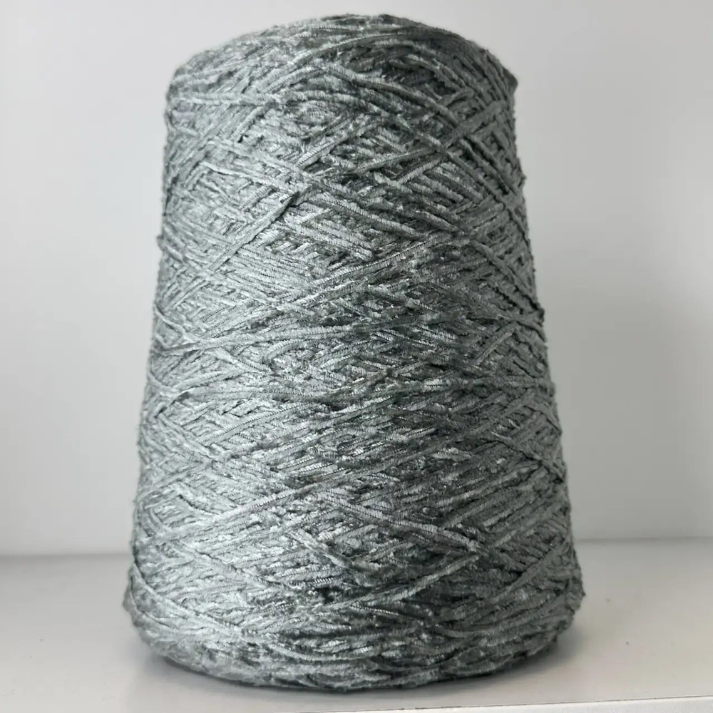 VELLUTINO - LUIGI BOLDRINI; велюр; 80% вискоза, 20% п/а; 250м/100гр; col. 3335, цвет: серебристый шалфей