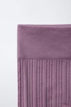 ZARA УКОРОЧЕННЫЕ ЛЕГИНСЫ SEAMLESS GYM, БЛЕДНО-РОЗОВЫЙ