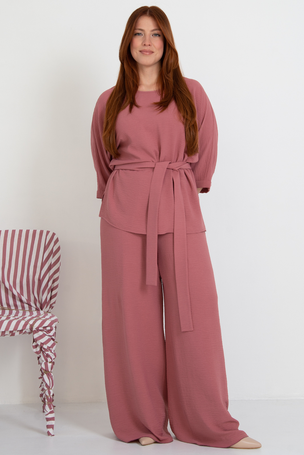 Туника 4728За, лососевый #30Лос204728За