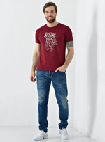 Футболка мужская(лайкра) ФМ0017