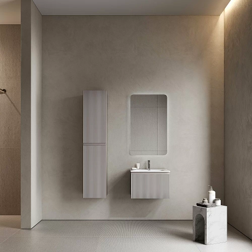 Тумба с раковиной Sancos Snob R 1.0 SNR1.060SM/CN7001 Doha Soft