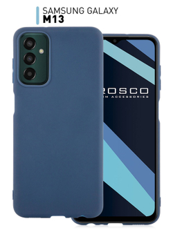 Чехол ROSCO для Samsung Galaxy M13 (арт. SS-M13-COLOURFUL-BLUE )