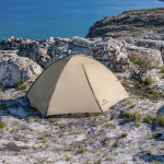 Палатка Naturehike Jiling PRO 1-местная, алюминиевый каркас, сверхлегкая, светло-коричневая