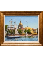 Картина маслом "Санкт-Петербург" Воробьев