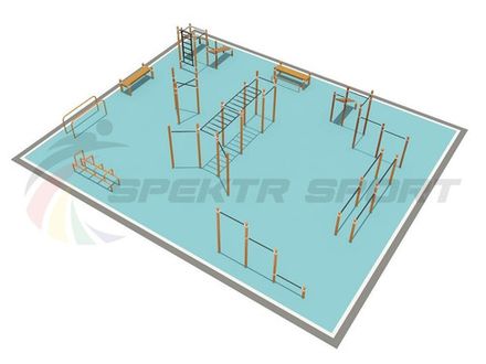 Районная площадка для Воркаут и GTO 2_76mm 108