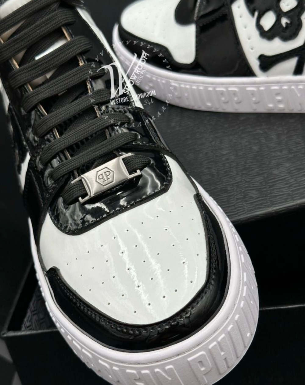 Кроссовки Hi-Top Philipp Plein Notorious Skull
