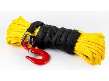 Синтетический трос 9.4мм/24м с коушем, с крюком