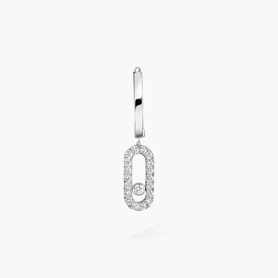 Messika Move Uno single hoop earring