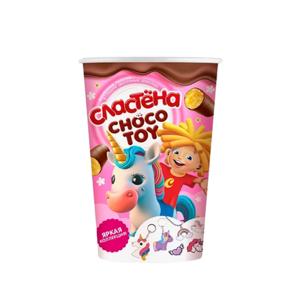 Кукурузные палочки Сластена в молочном шоколаде для девочек 100 гр