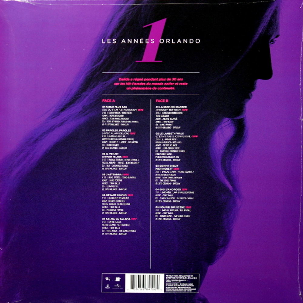 Dalida / Les Numeros Un - Les Annees Orlando (LP)