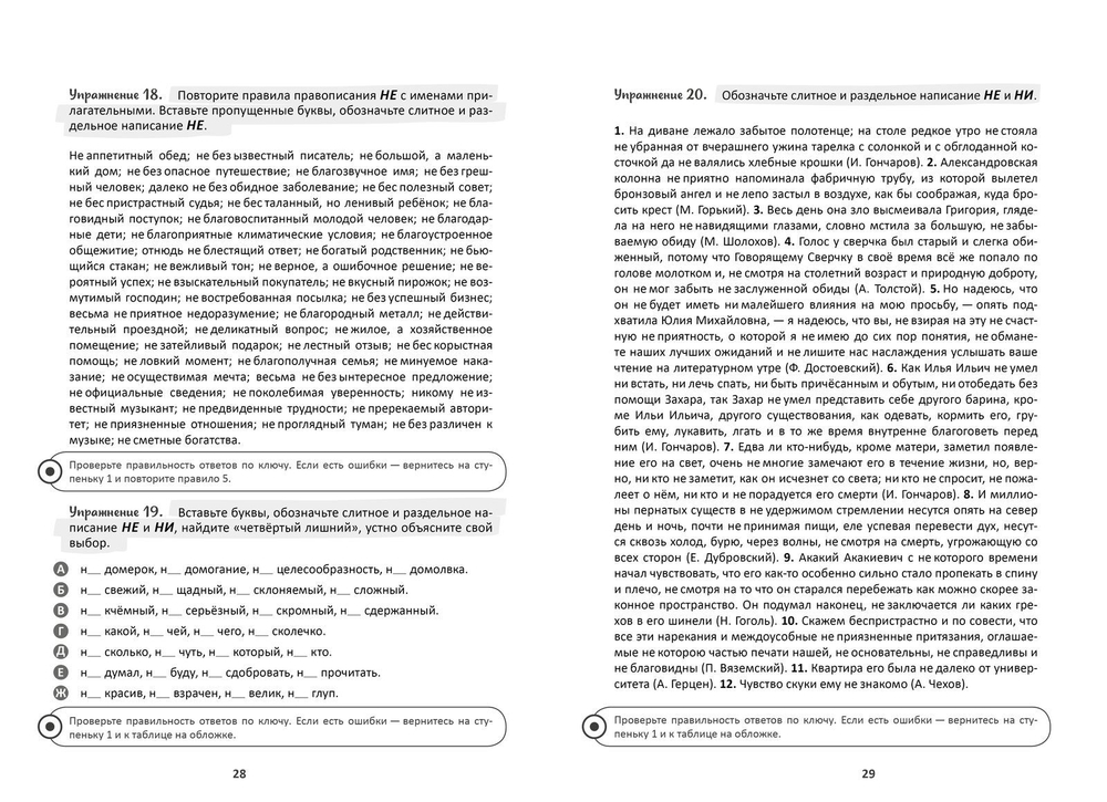 Русский язык на 100 баллов. Правописание НЕ и НИ