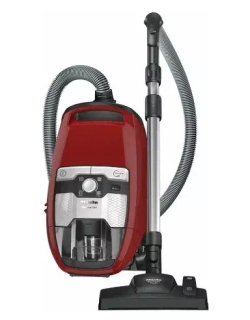 Бытовой пылесос Miele Blizzard CX1 EcoLine SKRP3, серебристый, красный