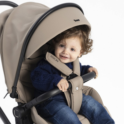 Детская коляска Rant Moss 3 в 1 с автокреслом Rant Cruise Black Beige