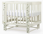 Детская кроватка-трансформер Happy baby Mommy Love в комплекте с расширением 160х70 sage