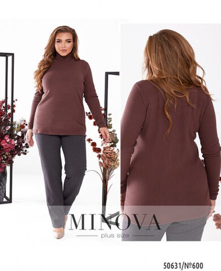 Водолазка 600-коричневый Minova Фото 1