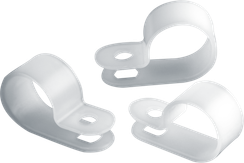 Крепеж для кабеля Navigator с отверстием 12 мм белый (упаковка 100шт) 41609